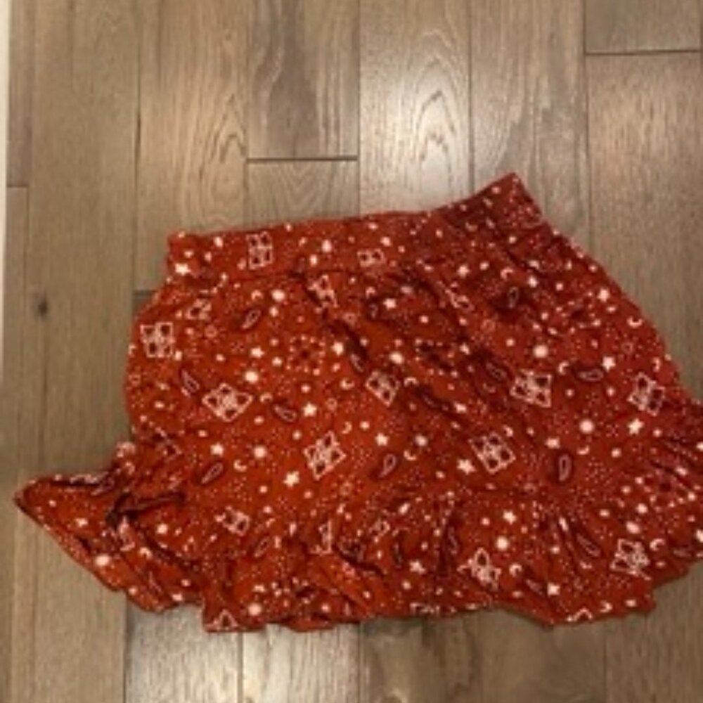 Red Mini Skirt Aerie